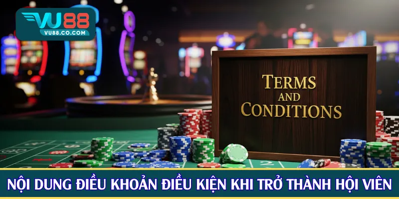 Những nội dung điều khoản điều kiện khi trở thành hội viên