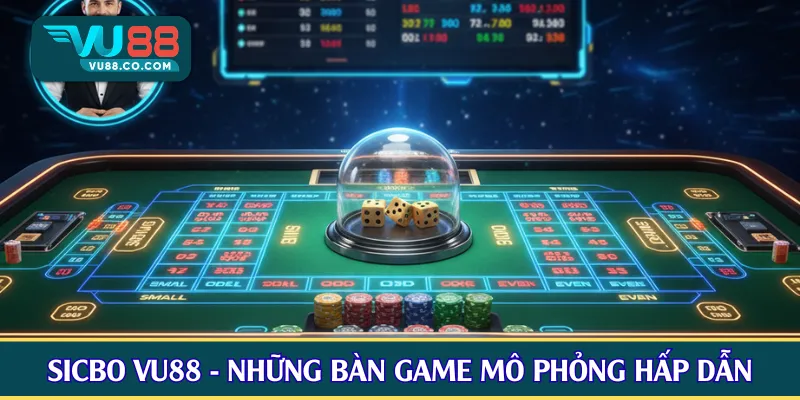 Sicbo VU88 - Những bàn game mô phỏng hấp dẫn